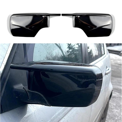 Aftermarket Gloss Black Mirror Cover Set Compatible with BMW E46