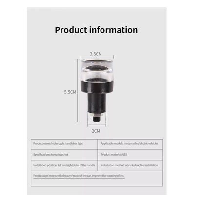 LED Motorcycle Bar End Indicators