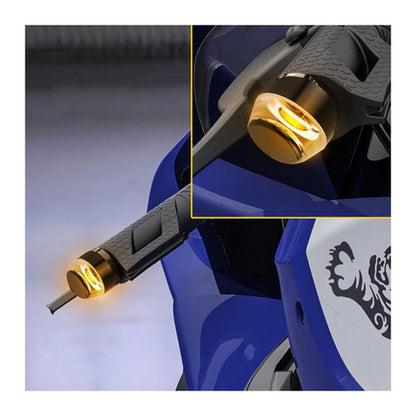 LED Motorcycle Bar End Indicator and Running Light Set (22mm)