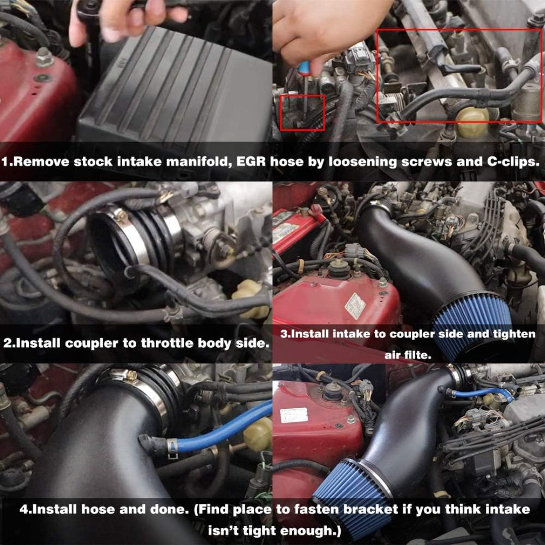 Aftermarket Whale Intake / Air Filter Kit: Honda Civic / Ballade (EK/EG)