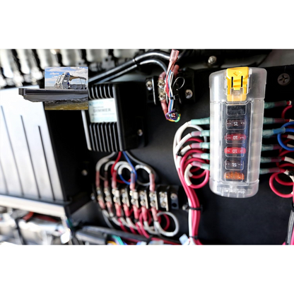 Automotive Blade Fuse Block 6 Circuit Independent with Cover