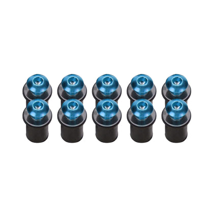 M6 Screen Rubber Well Nuts & Bolts (10-Piece)