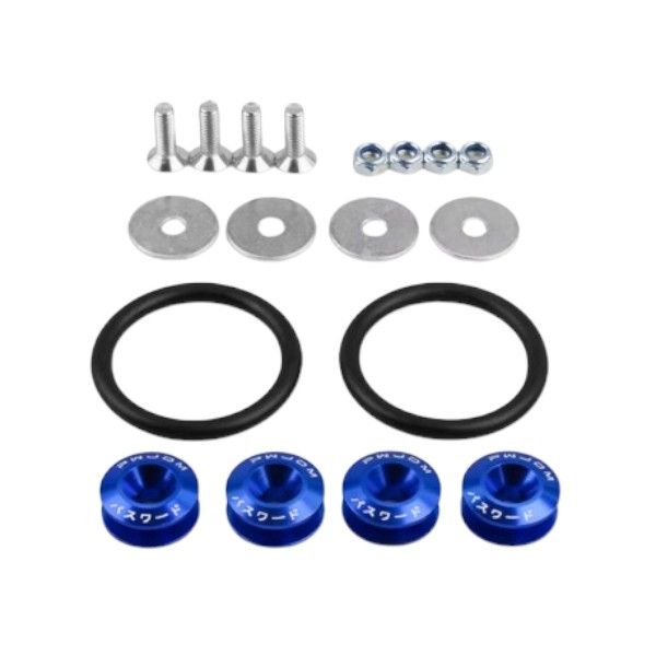 Quick release kit for Bumpers: Fixing Clips/ O-Rings/ Fasteners