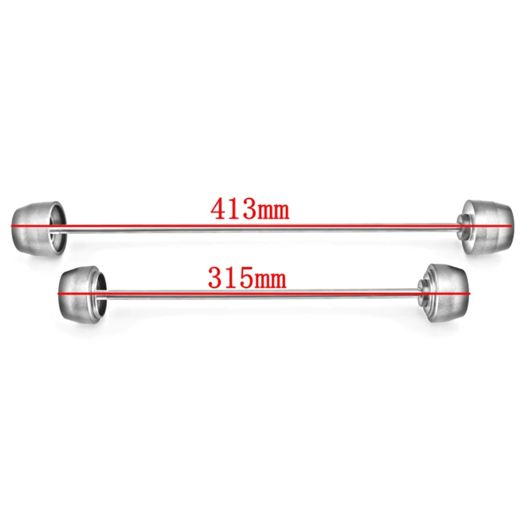 MC BMW S1000R/RR & S1000XR Black Axle Slider Set (2010-)