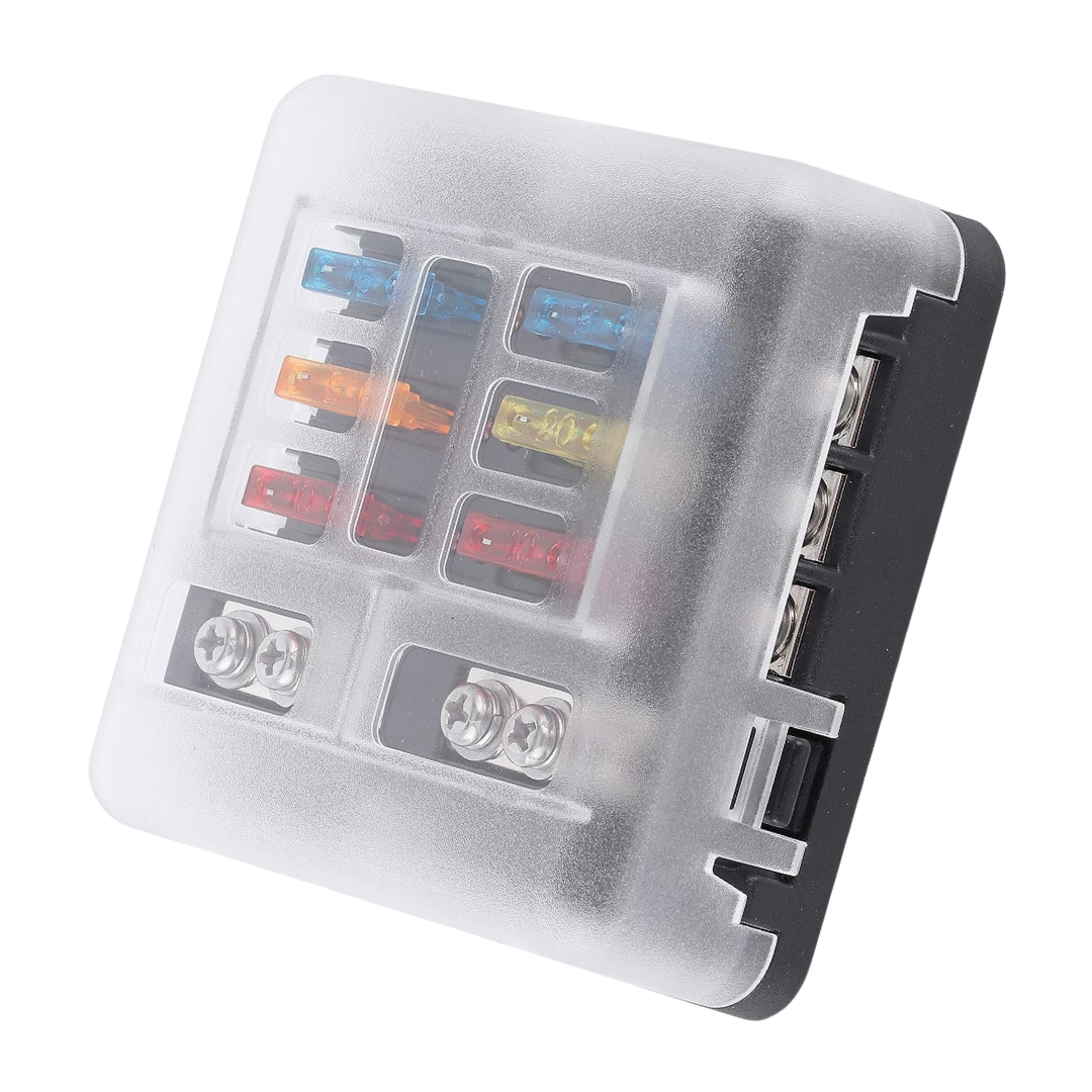 Automotive 6-Way Fuse Box