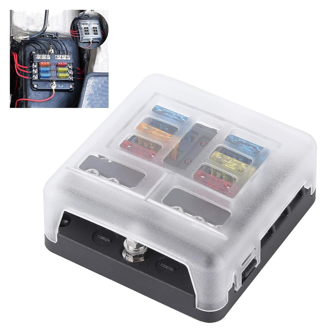 Automotive 6-Way Fuse Box