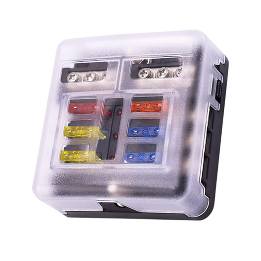 Automotive 6-Way Fuse Box