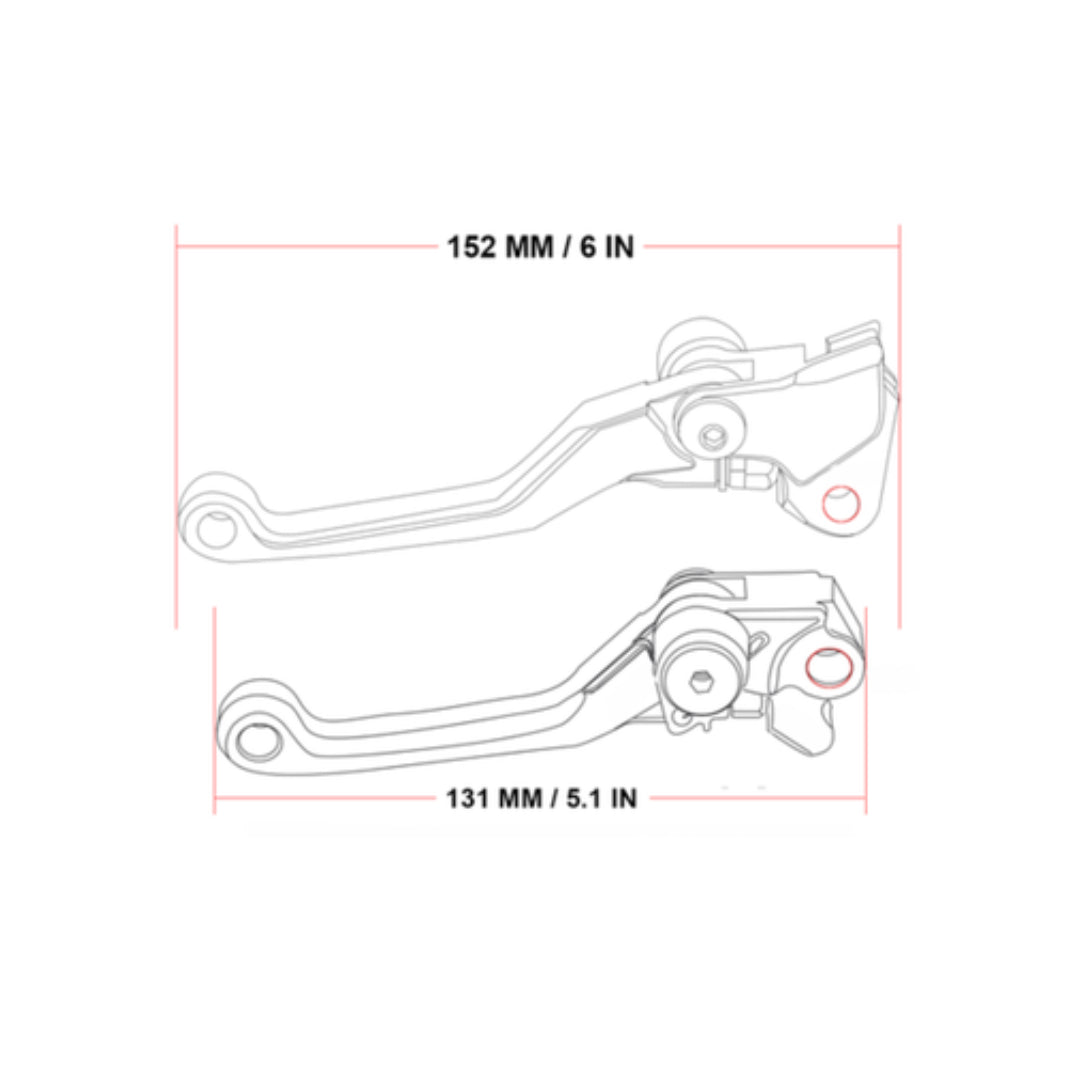 Clutch and Brake Lever Set Compatible with Suzuki DRZ400 S/SM