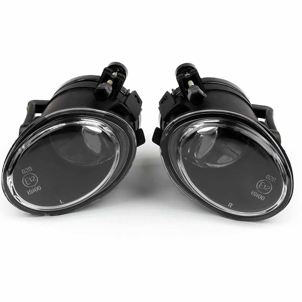 Crystal Fog Lights with Cover Compatible with BMW E46