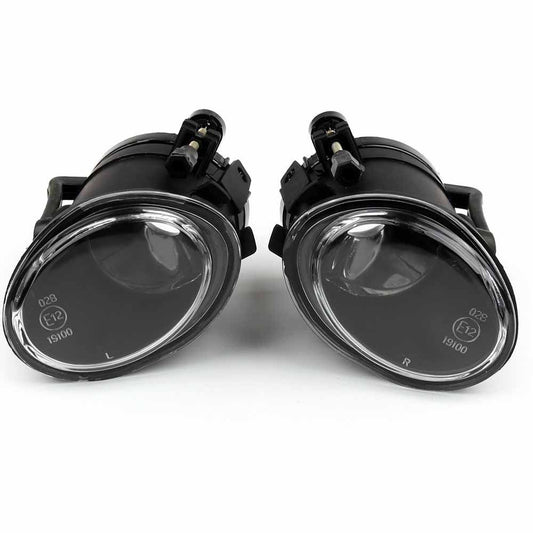 Crystal Fog Lights with Cover Compatible with BMW E46