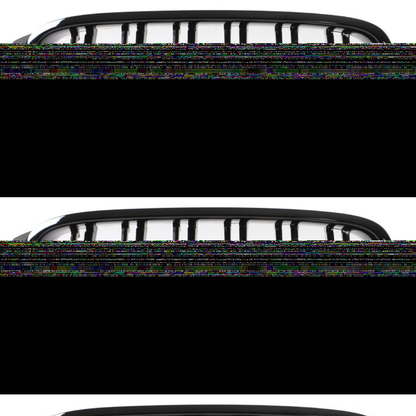 Aftermarket Double Slat Black Grill Compatible With BMW F30 (2012-2018)