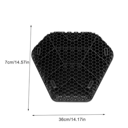 MC Gel Honeycomb Comfort Seat Cushion Seat Pad - Front Seat/ Large