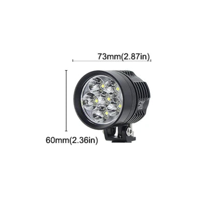 L9X Spotlight with Yellow Lens Set: (90W)