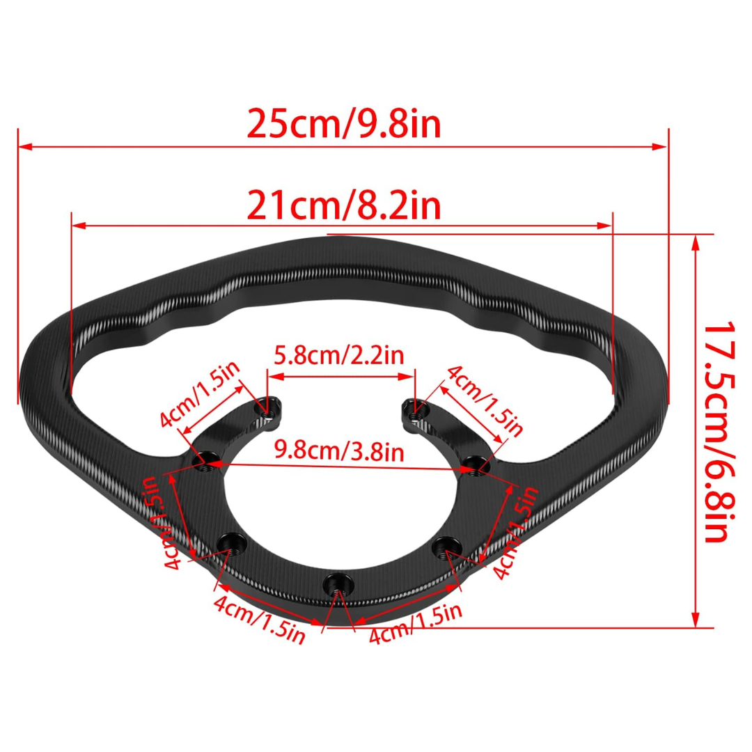 Passenger Tank Grab Handles: Honda CBR / VFR / VTR