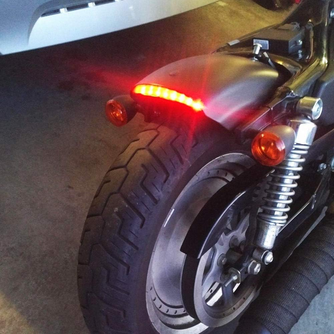 Custom Harley XL883/ XL1200 LED Tail & Stop Light : Red (3-Wire)