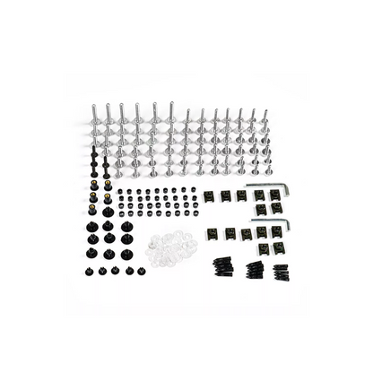 Fairing Bolt Kit Compatible with BMW S1000RR: 155-Piece (2009-)