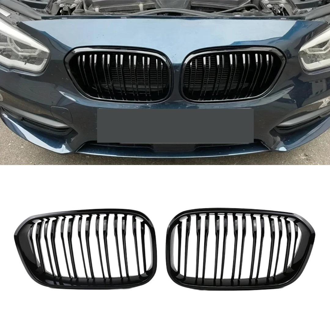 Aftermarket Double Slat Grill Compatible with BMW F20 / F21 (Facelift)