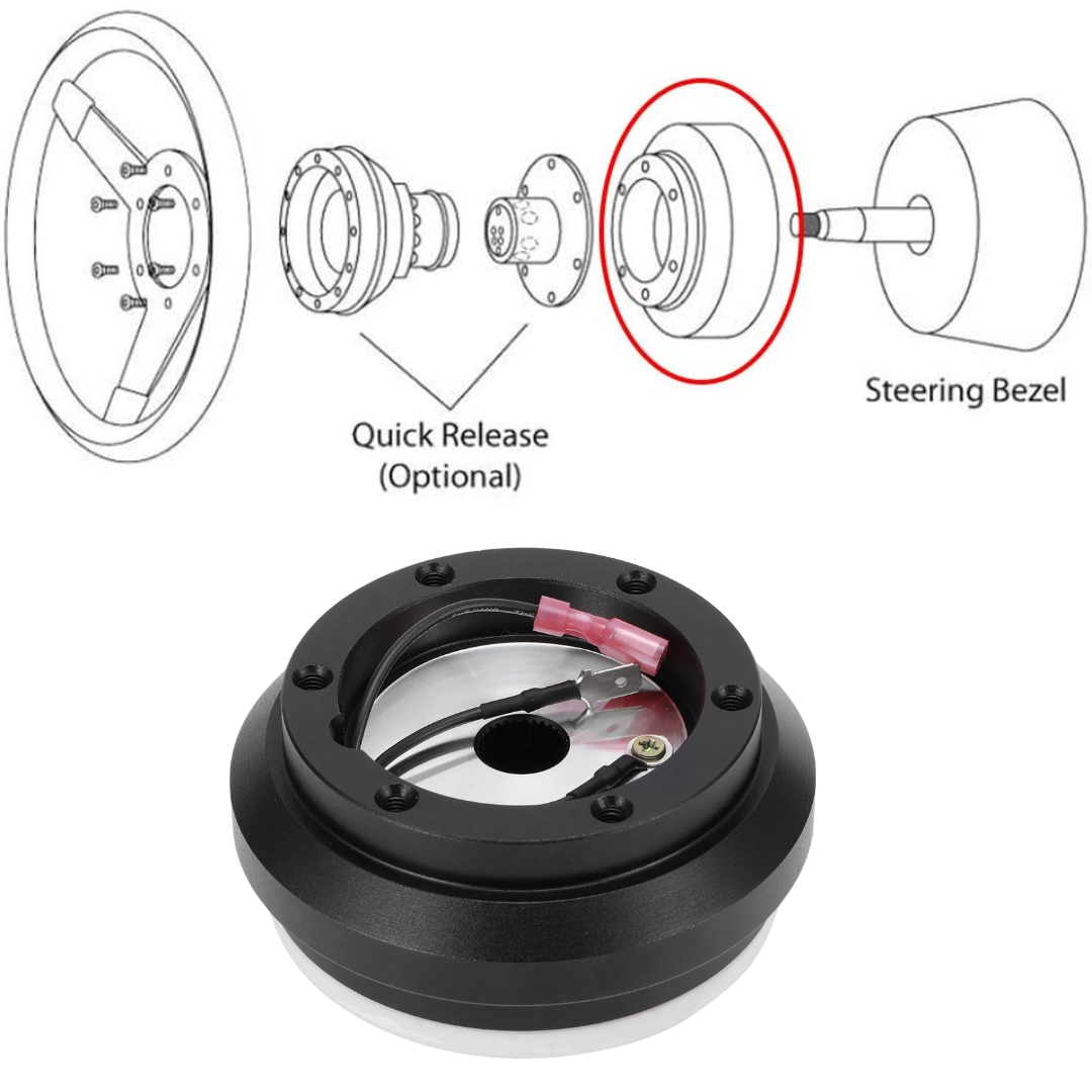 Slim Steering Wheel Hub Adaptor Compatible with Honda Civic / Ballade