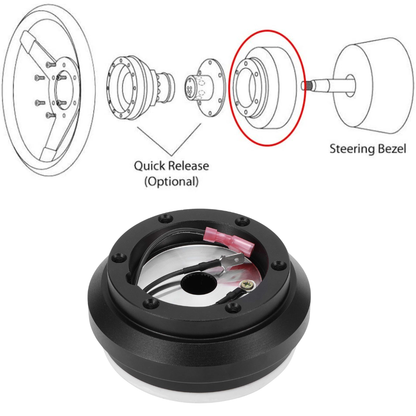 Slim Steering Wheel Hub Adaptor Compatible with Honda Civic / Ballade