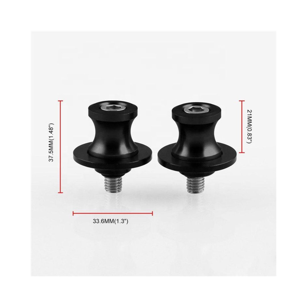 MC Swingarm Slider Spools/Paddock Stand Mount (8mm)