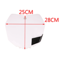 MX Motorcycle Blank Front Number Plate