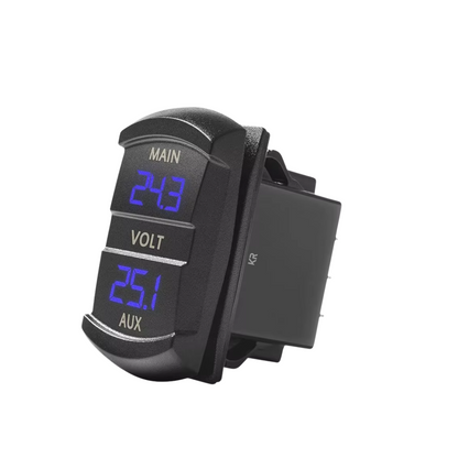 LED Digital Dual Voltmeter (12-24V)