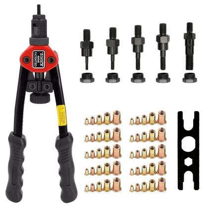 Hand Rivet Tool - Rivnut and Nut Insert Tool Set (BT-606) - 50 Pieces