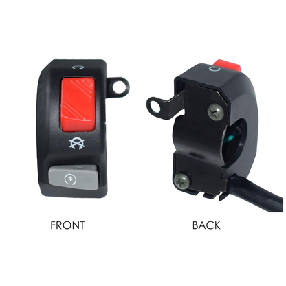Handlebar Mount Switch: ON/OFF & Start Switch (22mm)