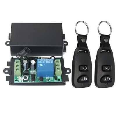 433Mhz DC12V 10A Relay 2CH Wireless RF Remote Control Transmitter