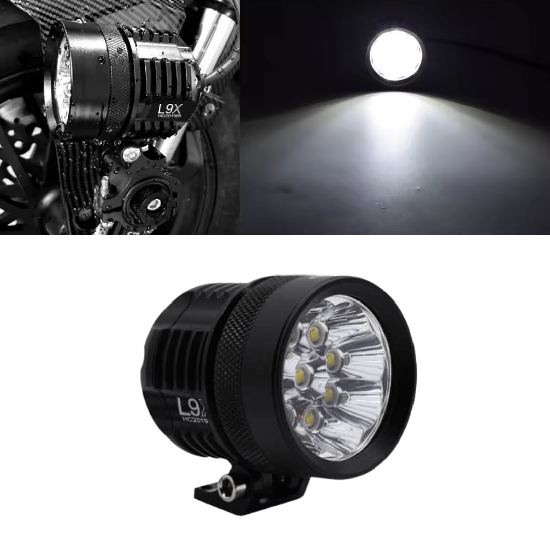 L9X Spotlight with Yellow Lens Set: (90W)