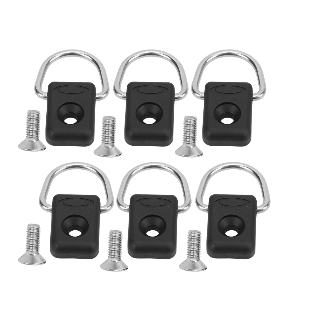 Boot D Shape Ring Tie Down Buckle Set: Suzuki Jimny 3/5 Door (6 Piece)