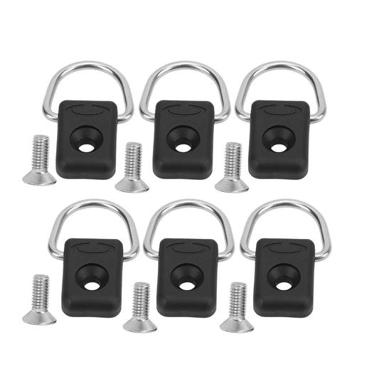 Boot D Shape Ring Tie Down Buckle Set: Suzuki Jimny 3/5 Door (6 Piece)