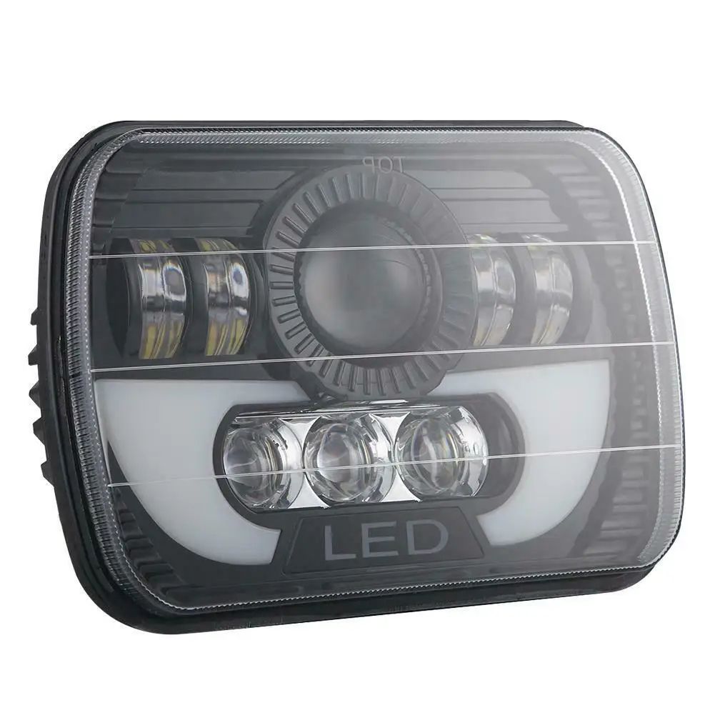 Rectangle LED Headlight Drl, 300W, 5x7", 7x6", Headlights