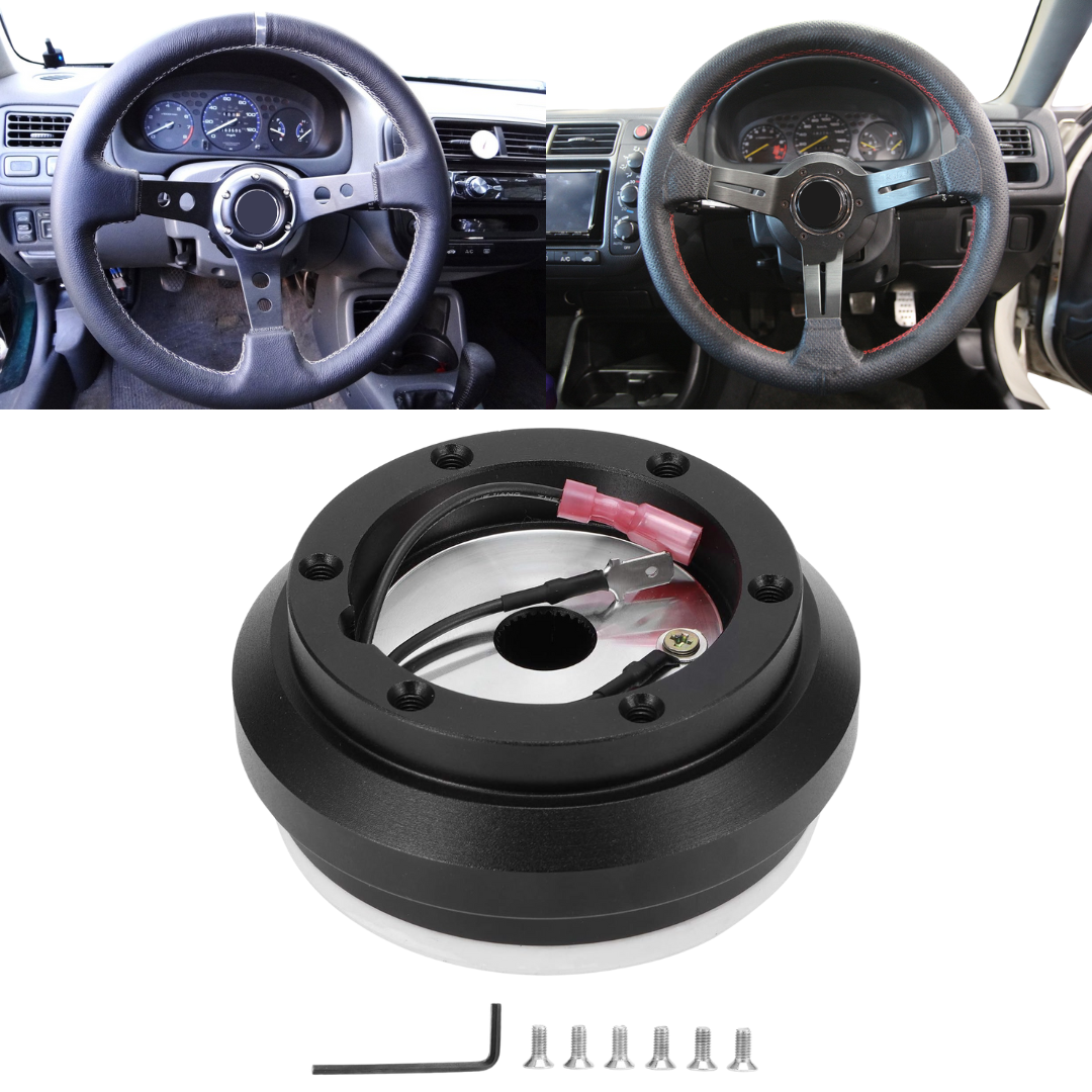 Slim Steering Wheel Hub Adaptor Compatible with Honda Civic / Ballade