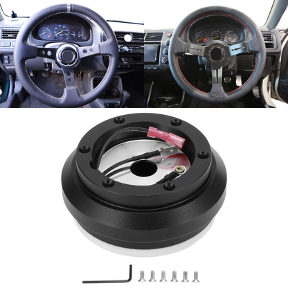 Slim Steering Wheel Hub Adaptor Compatible with Honda Civic / Ballade