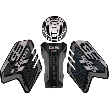 MC BMW R1200GSA LC Tank, Fuel Cap, Knee Pads Sticker Kit (2013-)