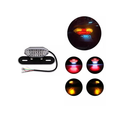 Motorcycle LED Taillight - Number Plate Holder, Indicators and Brake Light