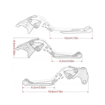 Foldable Levers Set Compatible with Honda CB500X (2022-)