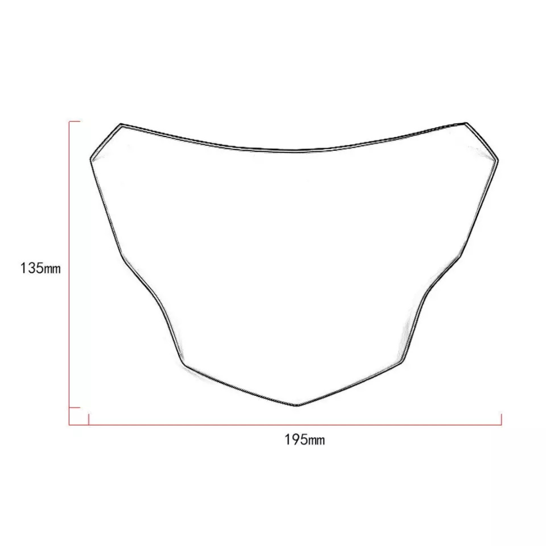 Headlight Protection/Cover BMW G310R/GS - Yellow