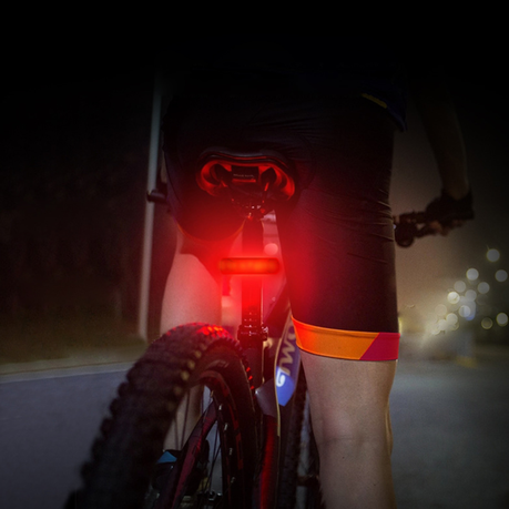 Rechargeable Waterproof Safety Warning Bicycle Light