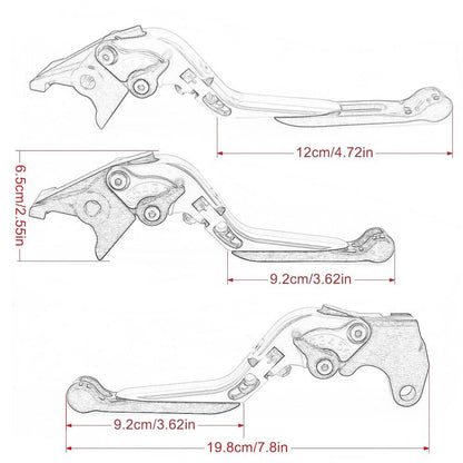 Honda CRF1000L Foldable Levers Set