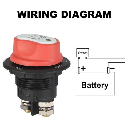 Automotive Cut-Off Battery Isolator Disconnect Kill Switch (200A)