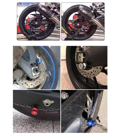 Universal Motorcycle Swingarm Slider Spools/Paddock Stand Mount