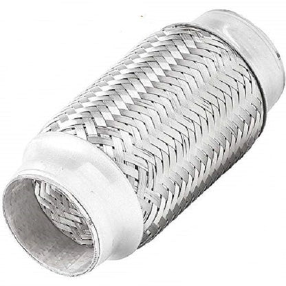 Double Braided 76mm Exhaust Flex Pipe Stainless Steel 200mm Long