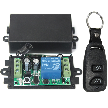 433Mhz DC 12V 10A Relay 1CH Channel Wireless RF Remote Control Switch