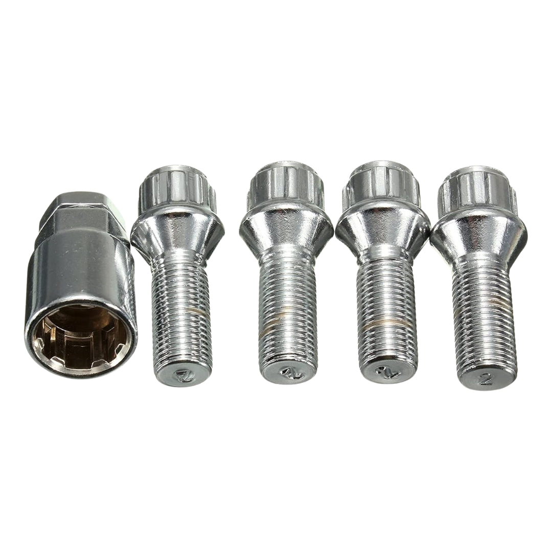 Rim Lock Nut Set: 14x1.5mm (1 Pack)