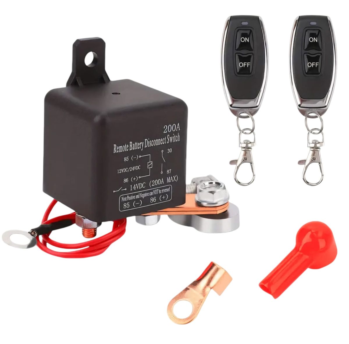 DC12V 200A Remote Battery Disconnect Switch Kill Switch