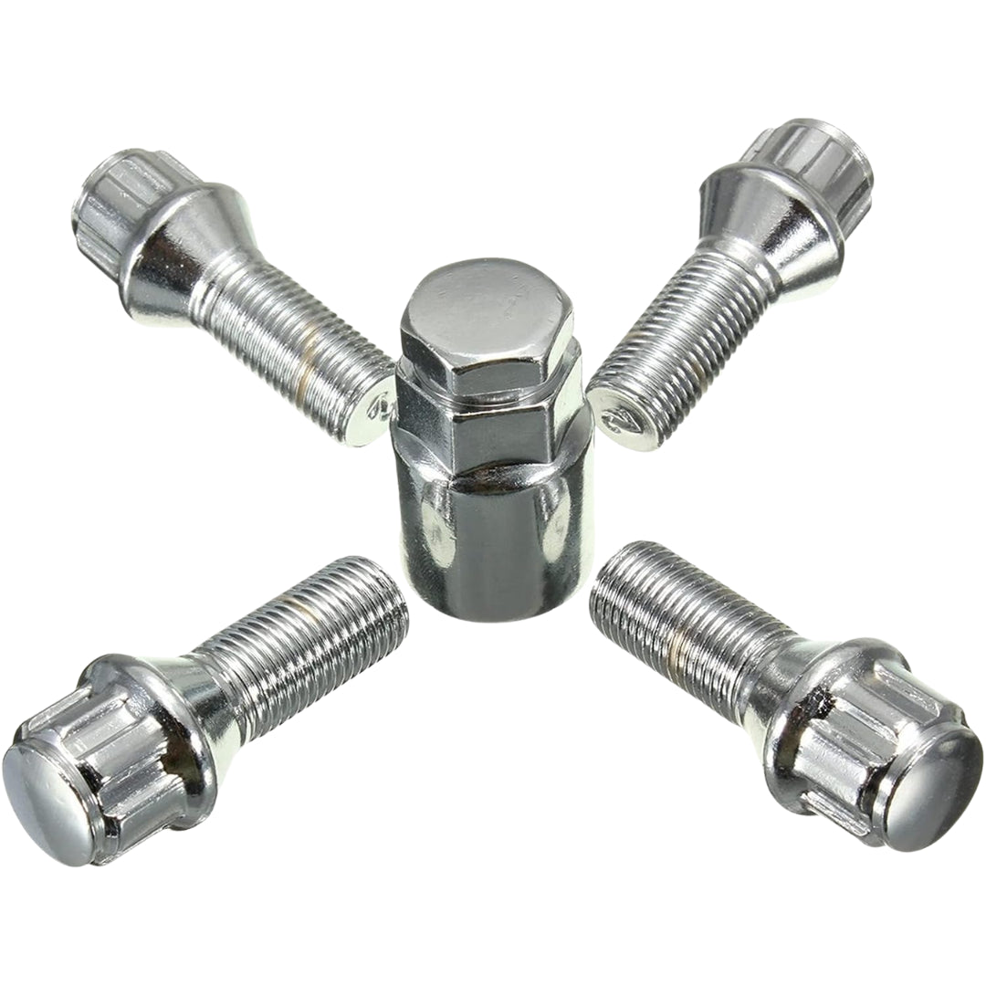 Rim Lock Nut Set: 14x1.5mm (1 Pack)