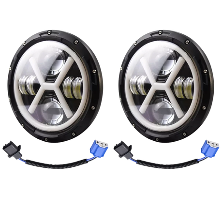 Automotive LED Round Headlight Set (7 Inch)