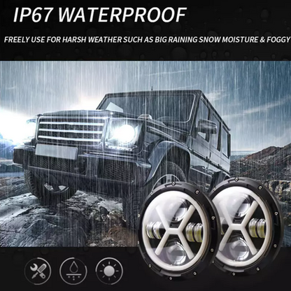 Automotive LED Round Headlight Set (7 Inch)